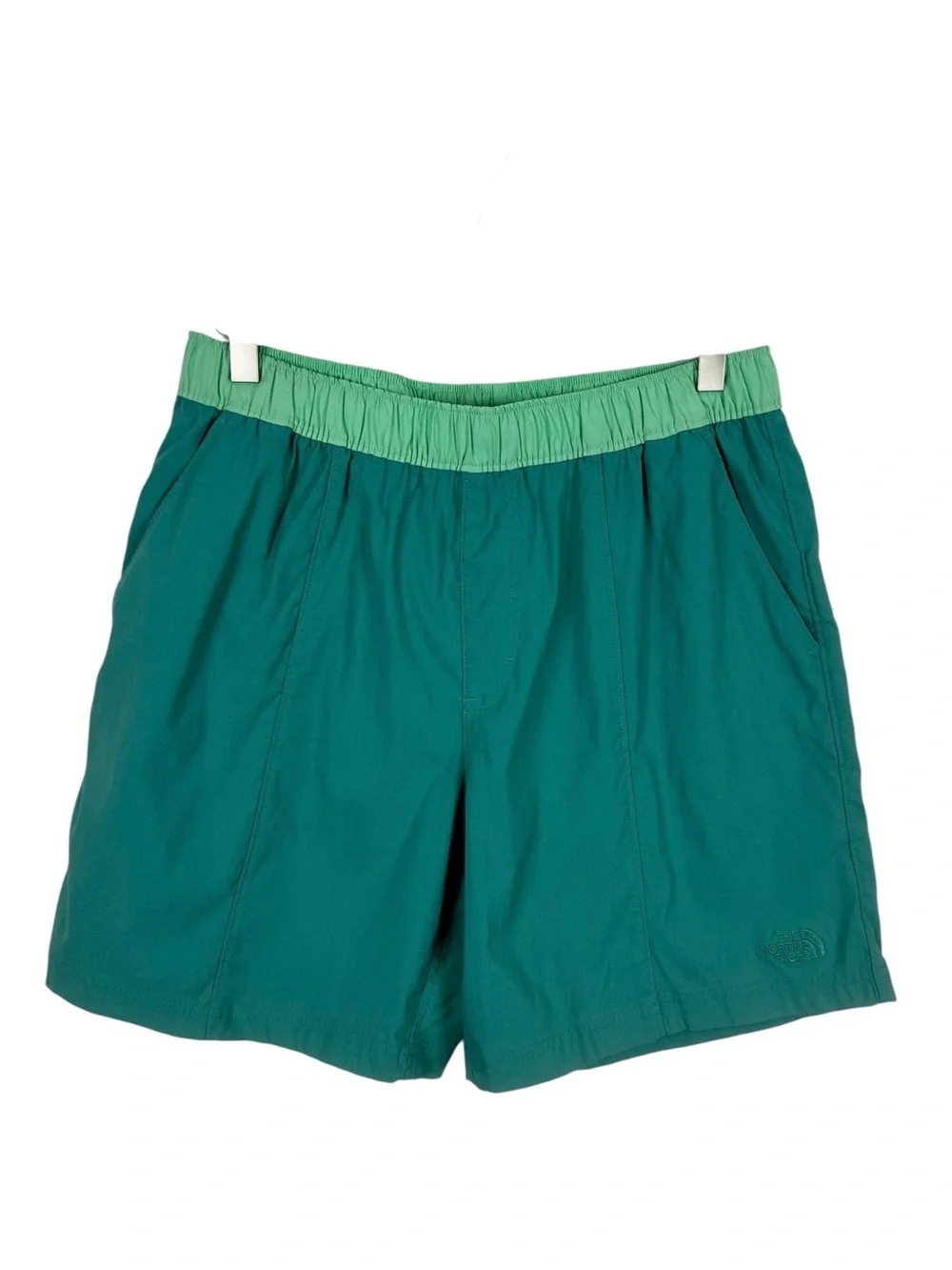 The North Face Class V Pull On Shorts Men's Size Medium Blue/Green